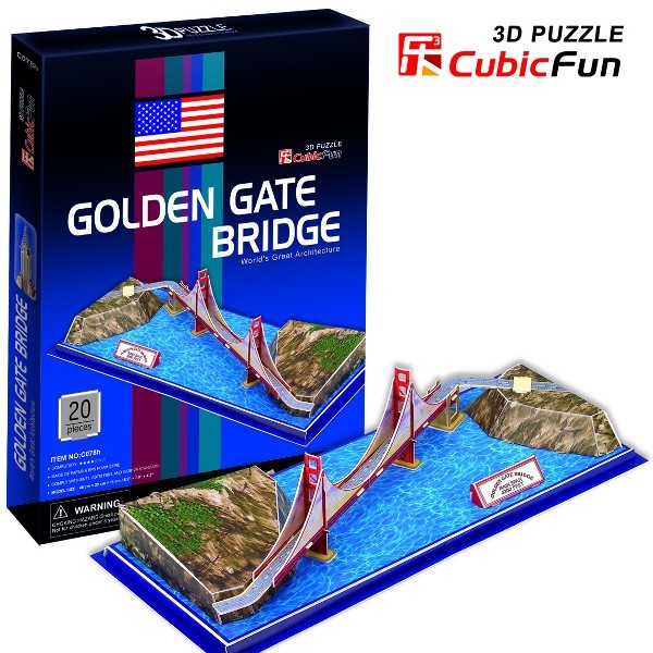 PUZZLE 3D Golden Gate Bridge