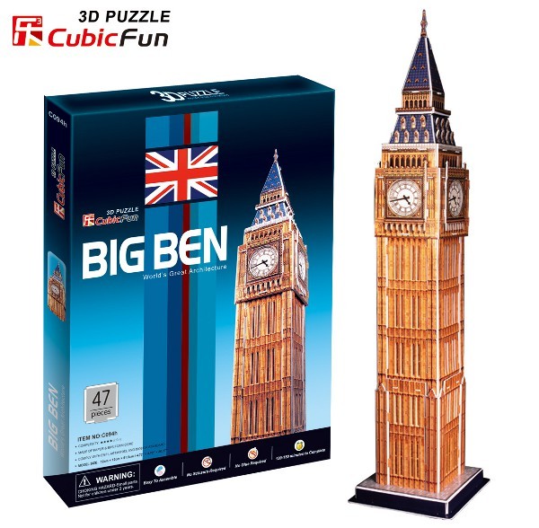 PUZZLE 3D ZEGAR BIG BEN