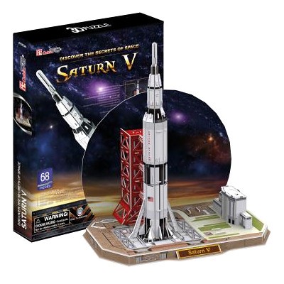 PUZZLE 3D Rakieta Saturn V