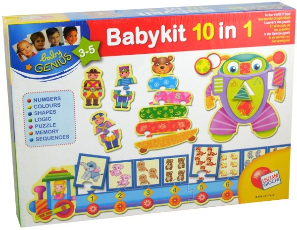 LISCIANIGIOCHI BABY GENIUS KIT 10 w 1