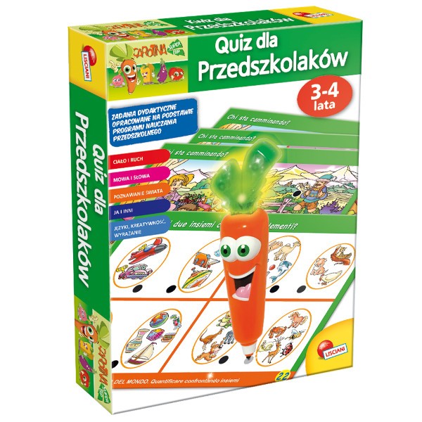 LISCIANIGIOCHI Qiuz dla przedszk.3-4 lat