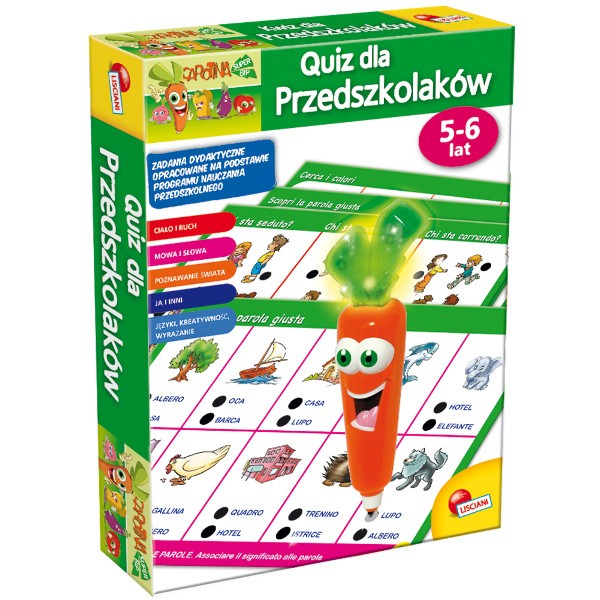 LISCIANIGIOCHI Quiz dla przedszk.5-6 lat