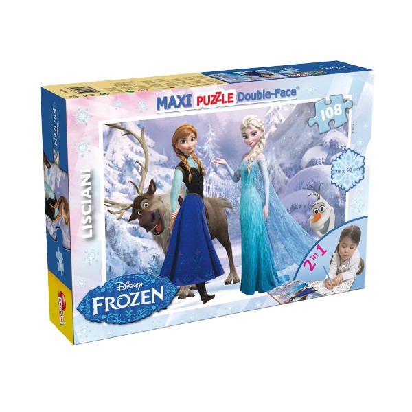 Puzzle Frozen maxi 108 el. dwustronne