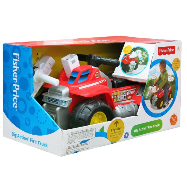 FISHER PRICE Jeździk strażaka Big Action