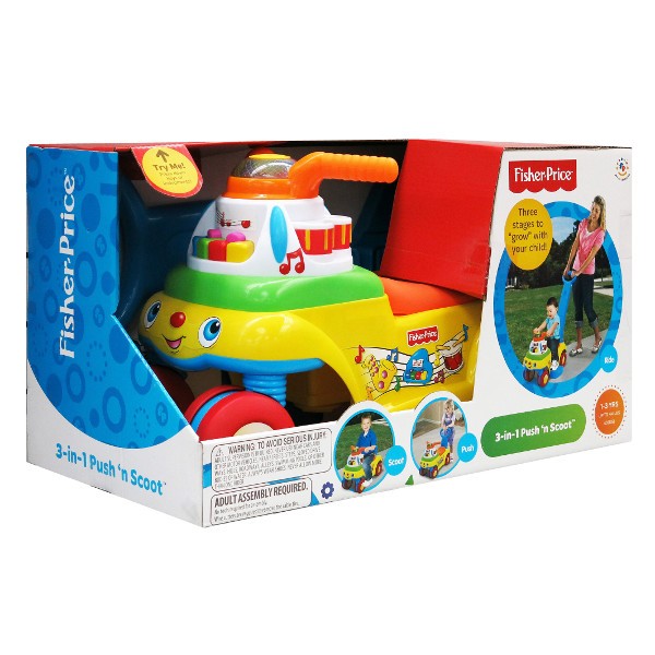 FISHER PRICE Mój pierwszy jeździk 3w1