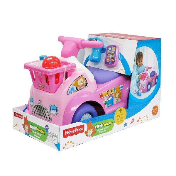 FISHER PRICE Jeździk z koszem zakupowym