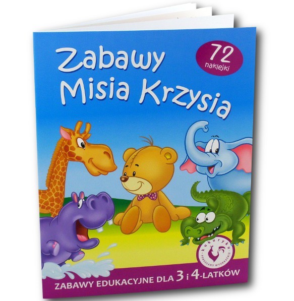 Książka Zabawy Misia Krzysia