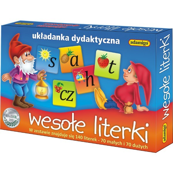 Układanka Wesołe Literki