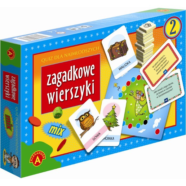 Gra Quiz Zagadkowe Wierszyki - Mix