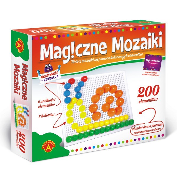 Magiczne Mozaiki  Edukacja 200 elementów