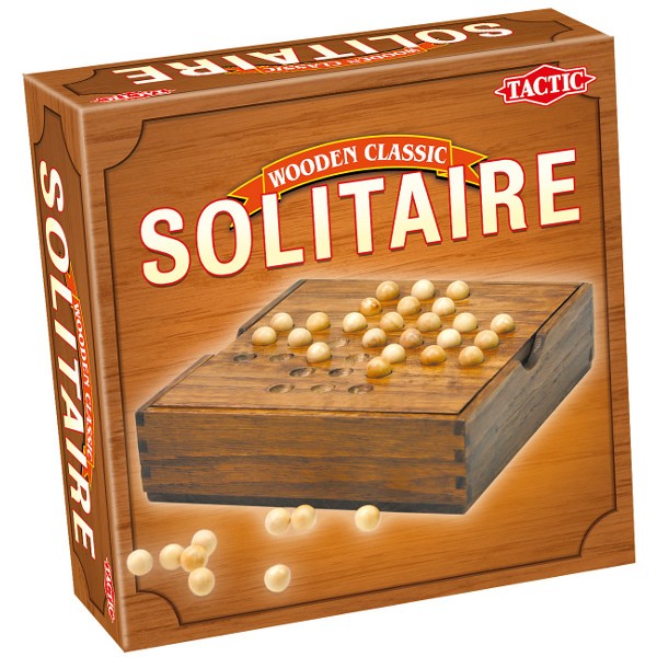 TACTIC Gra Wooden Classi c - Solitaire