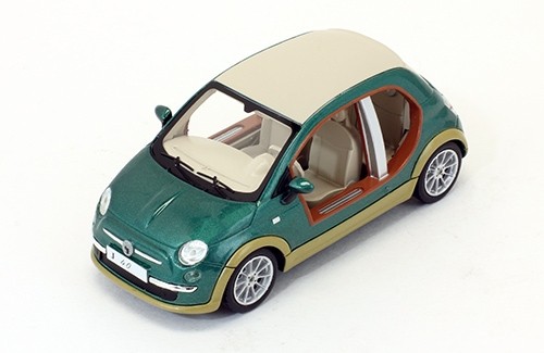 Fiat 500 Castagna EV 2009 (green)