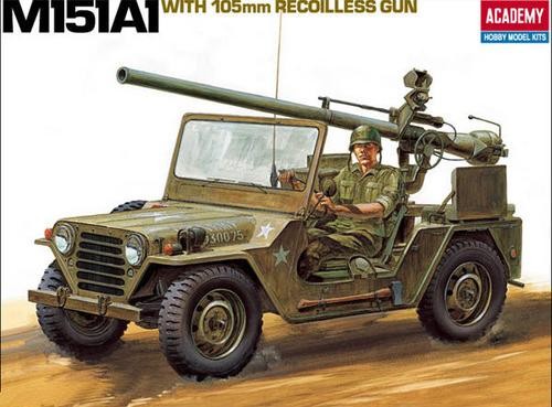 M151A1 With 105mm Recoilless Gun