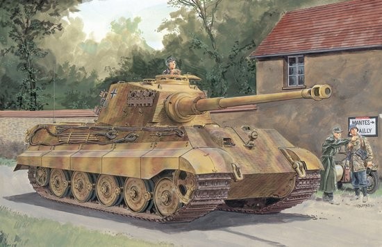 Sd.Kfz.182 King Tiger Henschel Turret w/Zimmerit