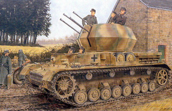 DRAGON  2cm Flakpanzer IV Wirbelwind