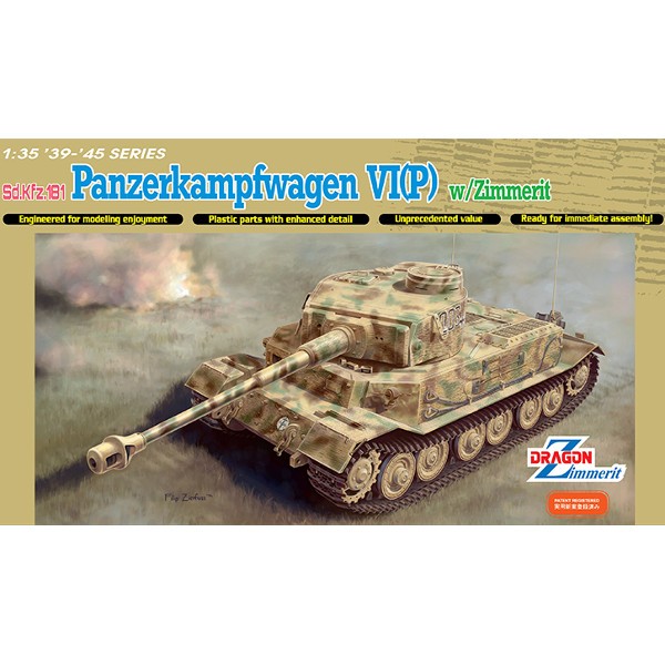 DRAGON Panzerkampfwagen VI (P) w/zimmeri