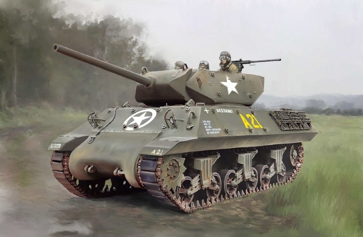 WWII M10 tank destroyer
