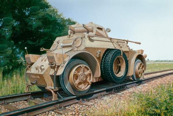 ITALERI Autoblinda AB-40 Ferroviaria