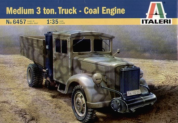 Medium 3 ton. Truck - Coal Engine