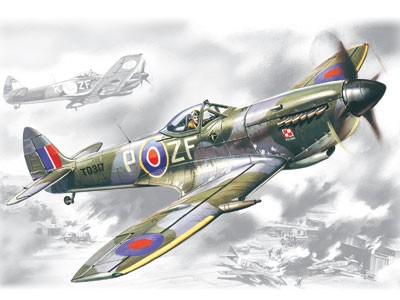 Spitfire Mk.XVI WWII British Fighter