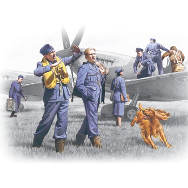 RAF Pilots & Ground Personel WWII