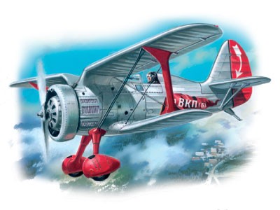 ICM Soviet Fighter-Bipla ne I-15