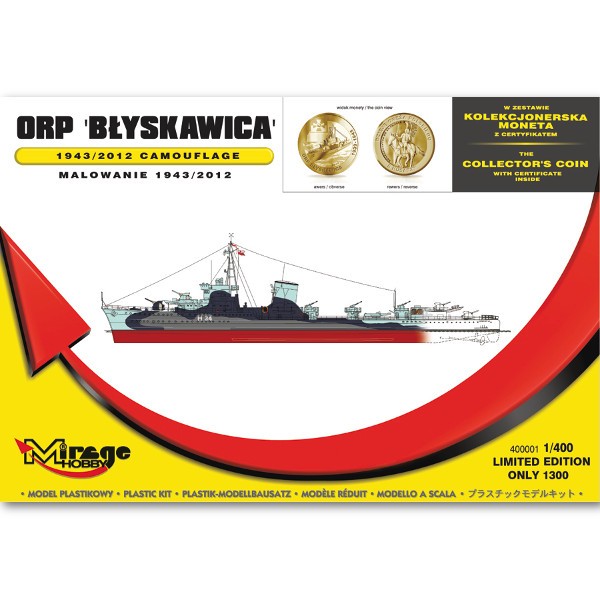ORP Błyskawica Malowanie 1943