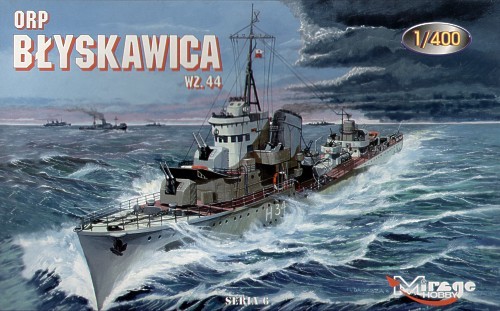 Model plastikowy ORP Błyskawica WZ. 44 1944