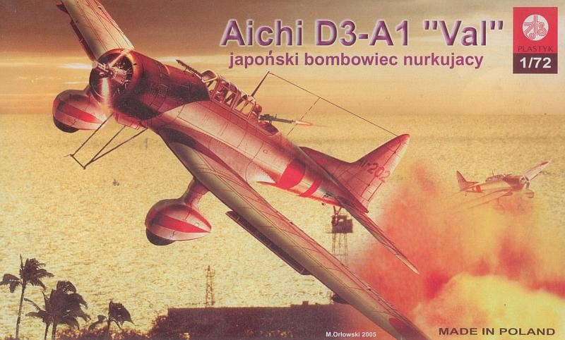 PLASTYK Aichi D3-A1 Val 