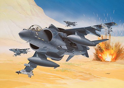 REVELL AV-8B Harrier II plus