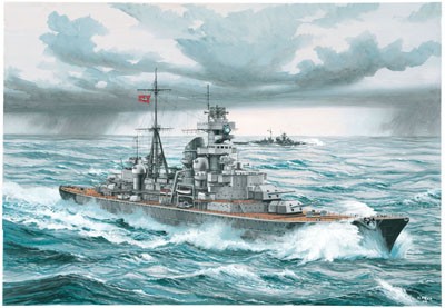 REVELL German Heavy Crui ser Prinz Eugen