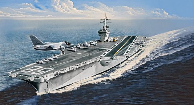 REVELL U.S.S. Nimitz CVN -68 (early)