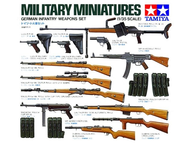 German Infantry Weapons Set