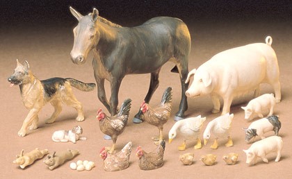 TAMIYA Livestock Set