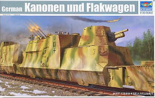 TRUMPETER German Kanonen und Flakwagen