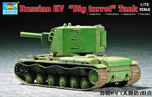 TRUMPETER Soviet KV ?Big turret? tank