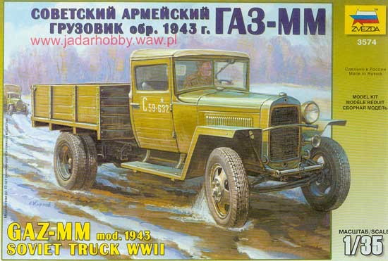 ZVEZDA GAZ-MM mod.1943 W WII