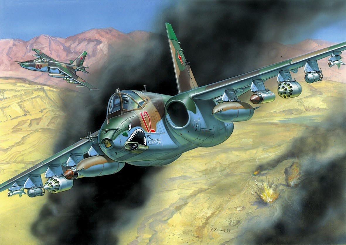 ZVEZDA Sukhoi SU-25 Frog foot