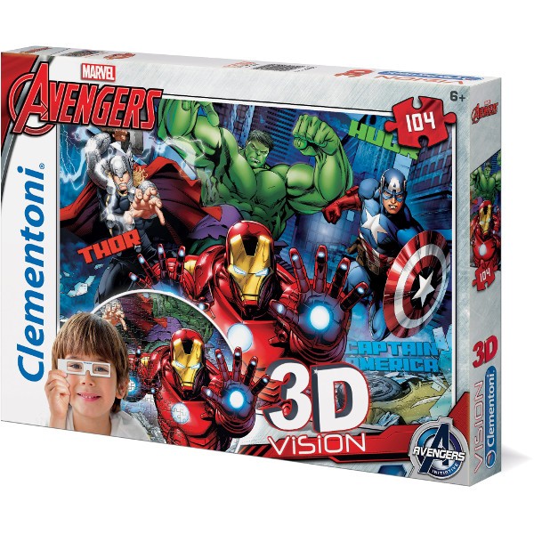 104 Elementy 3D Avengers