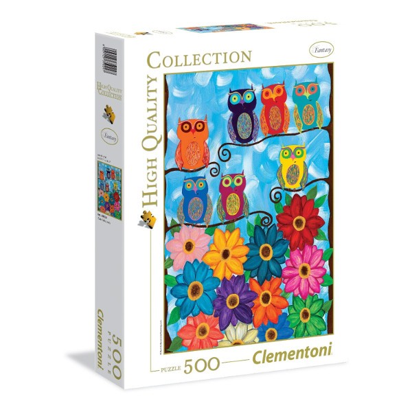 CLEMENTONI 500 EL. Cute little owls