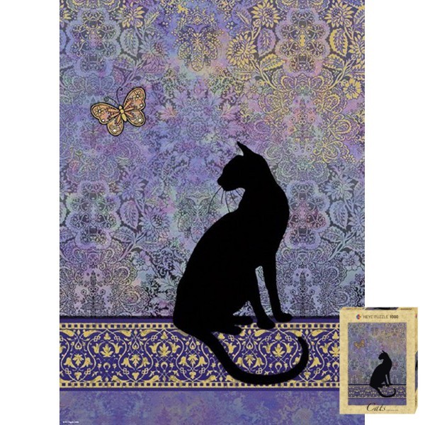 1000 ELEMENTÓW Cats Silhouette, Jane Crowther