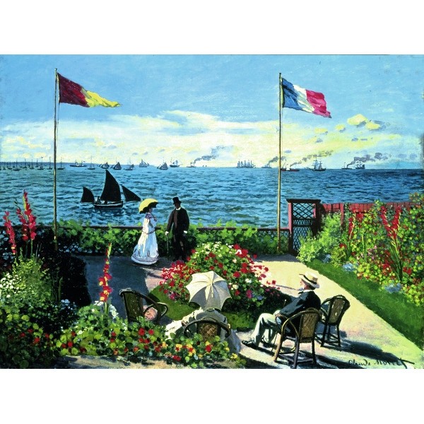 RAVEN. 300 EL. Monet, Og ród w Sainte-Adresse