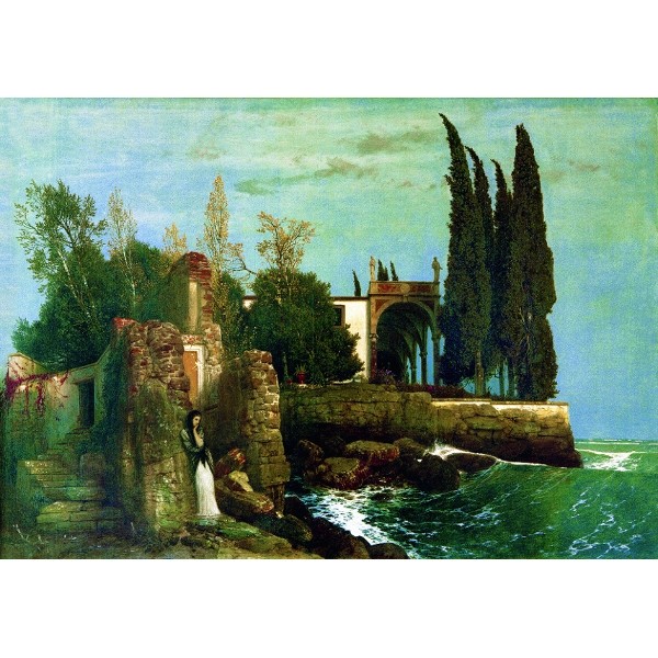 RAVEN. 300 EL. Böcklin, Villa am Meer