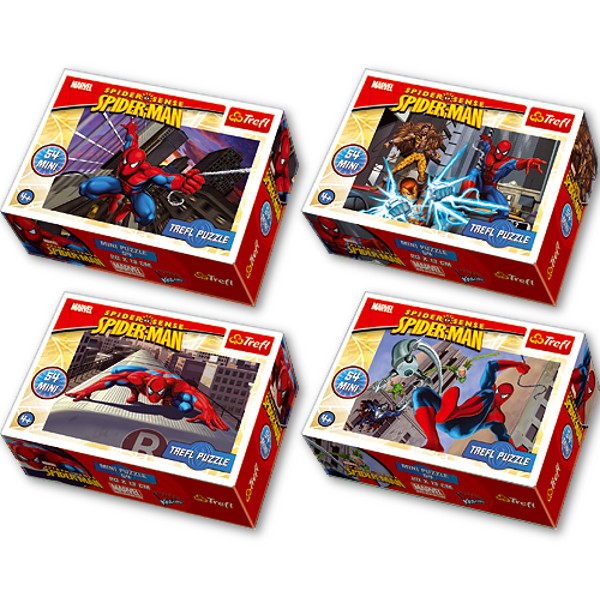 54 ELEMENTY Mini/40sztuk Spiderman