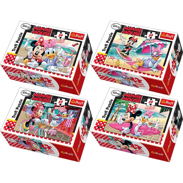 54 elementy Mini/40sztuk Minnie i Daisy na wakacjach