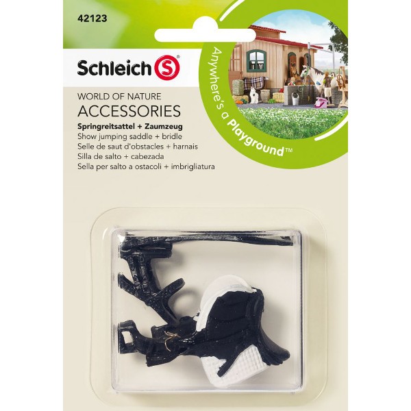 SCHLEICH Siodło Skokowe + Uzda