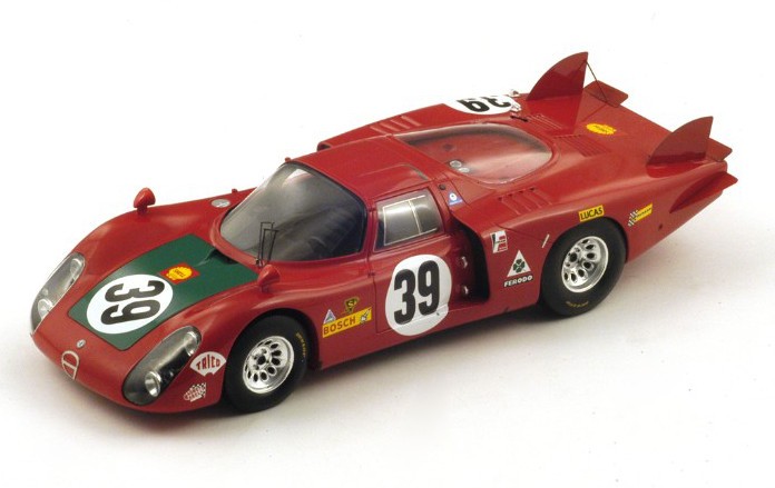 Alfa Romeo 33/2 #39 I. Giunti/N. Galli 4th Le Mans 1968