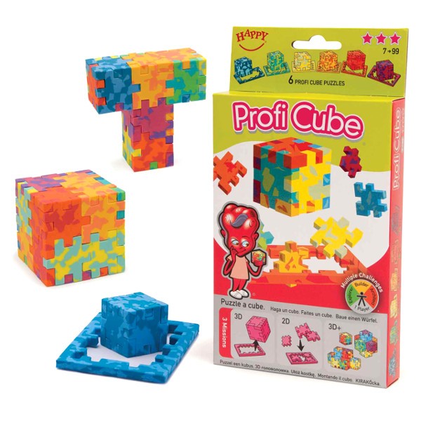 HAPPY Puzzle Profi Cube 6-pack od 7 lat