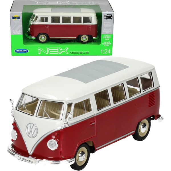 Volkswagen Classic Bus, czerwony