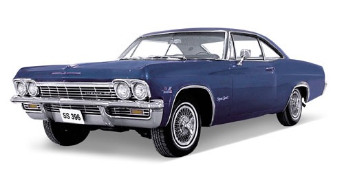 Samochód Chevrolet Impala S S396 1965niebieski